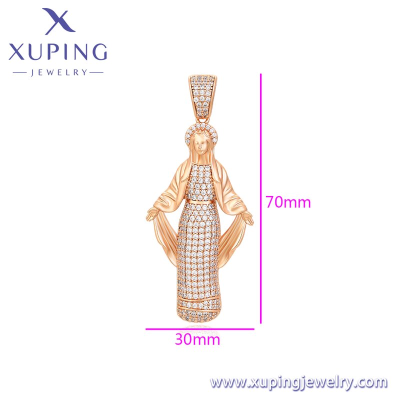 Pendant Manufacturer - XUPING X000755840 Rose Gold Religion Series Character Custom
