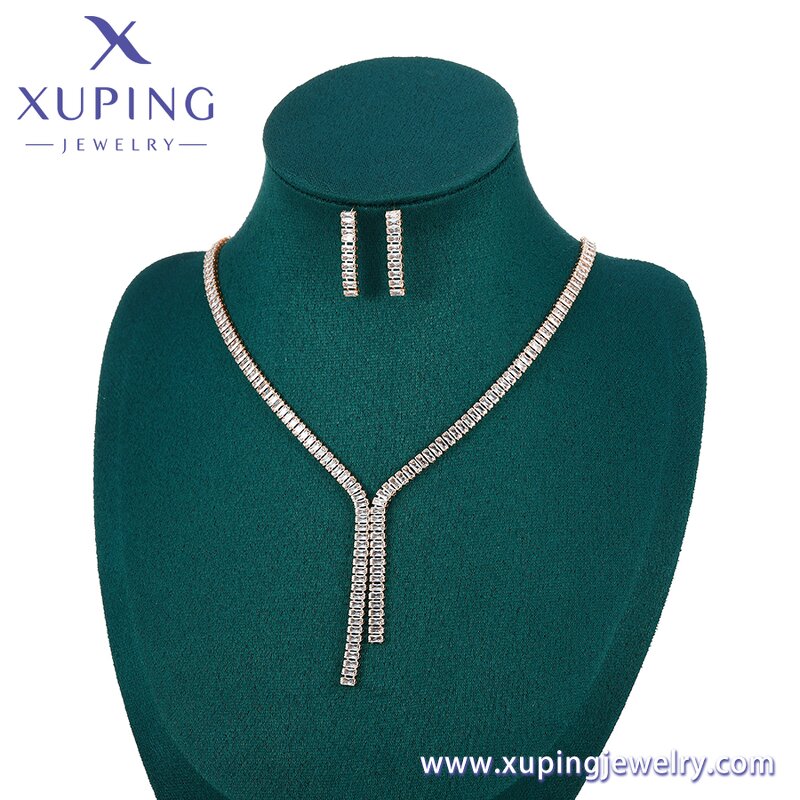 Bridal Jewelry Set Manufacturer - XUPING 14SET248502 18K Gold Plated Wedding Women