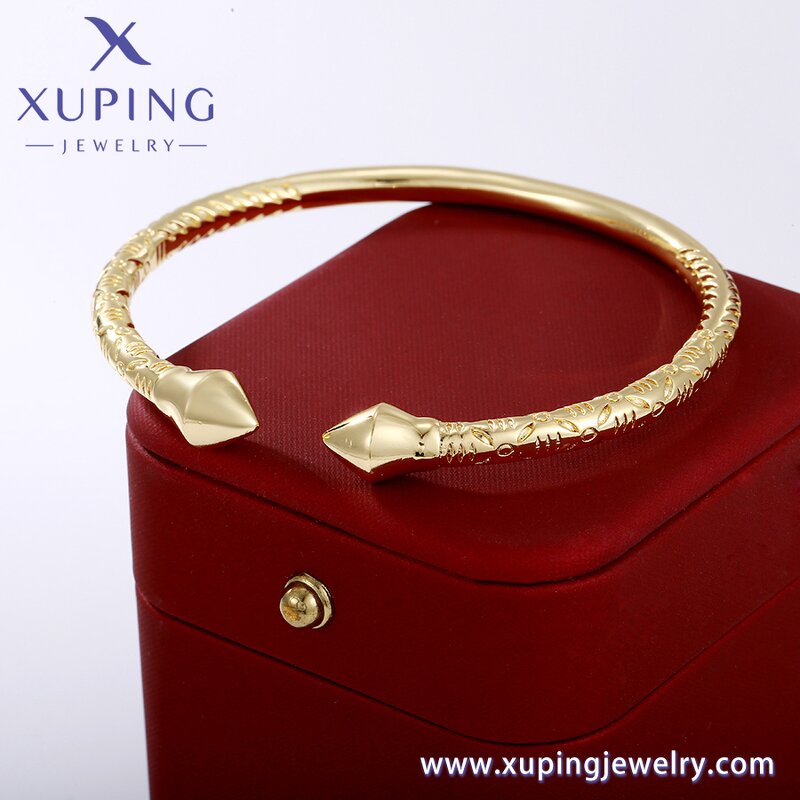 Women Bangle Manufacturer - XUPING X000824189 14K Gold Plated No Stone Daily Wear