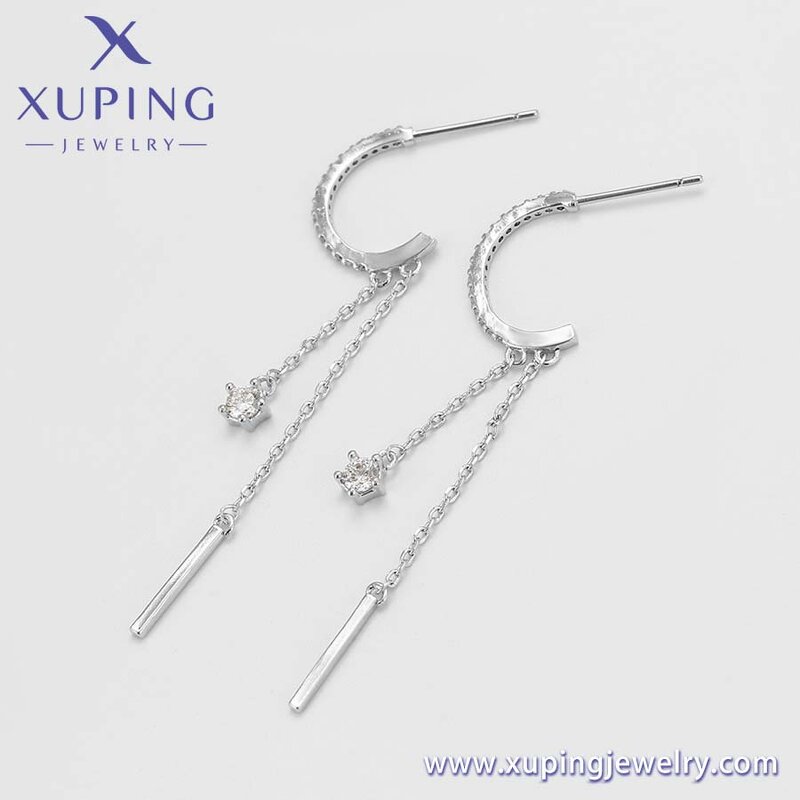 Women Jewelry Set Manufacturer - XUPING 64692 Platinum Plated Hexagonal Crystal Exquisite