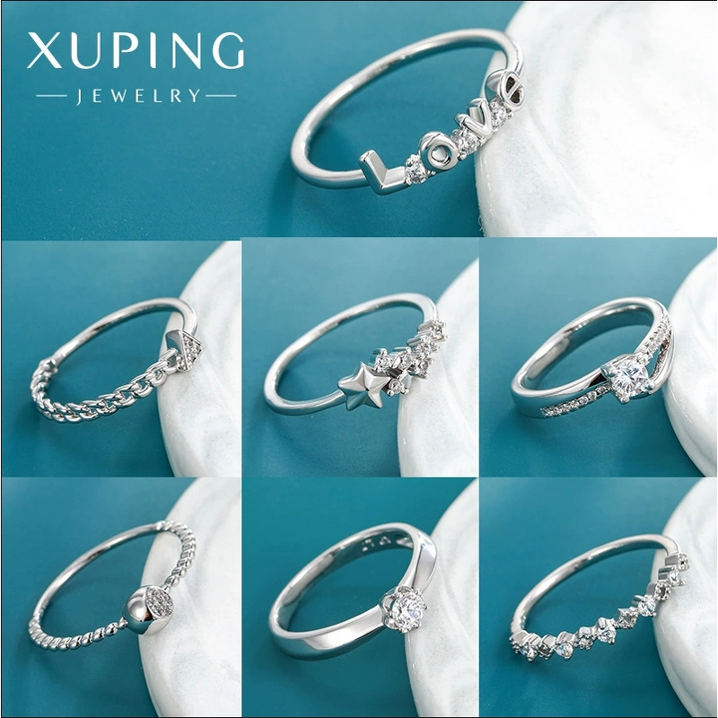 Women Ring Manufacturer - XUPING Gold Plated 18K Copper Big Stone Engagement Wedding