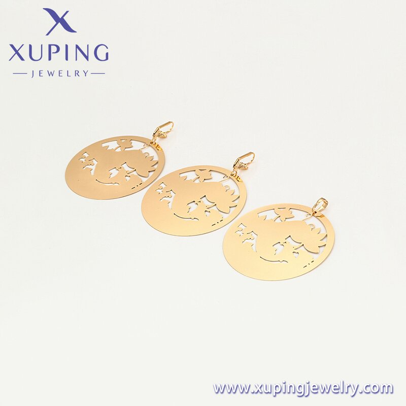 Women Jewelry Set Manufacturer - XUPING 60218 Koi Fish Earring Pendant Mother's Day