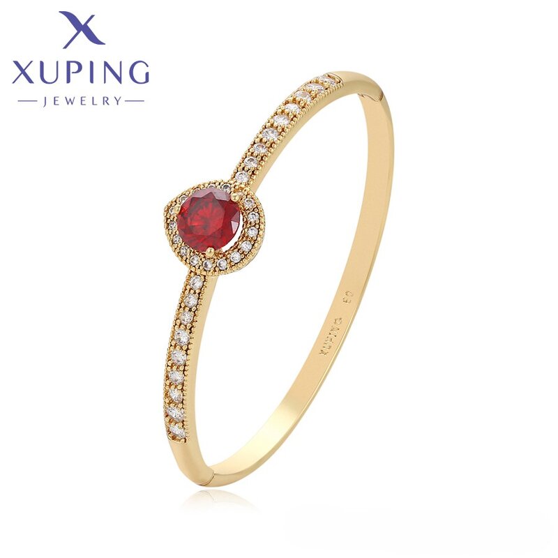 Women Bangle Manufacturer - XUPING X000973002 14K Gold Plated Elegant Charming Fine