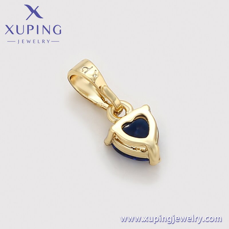 Pendant Manufacturer - XUPING X000741827 14K Gold Plated Ocean Blue Minimalist