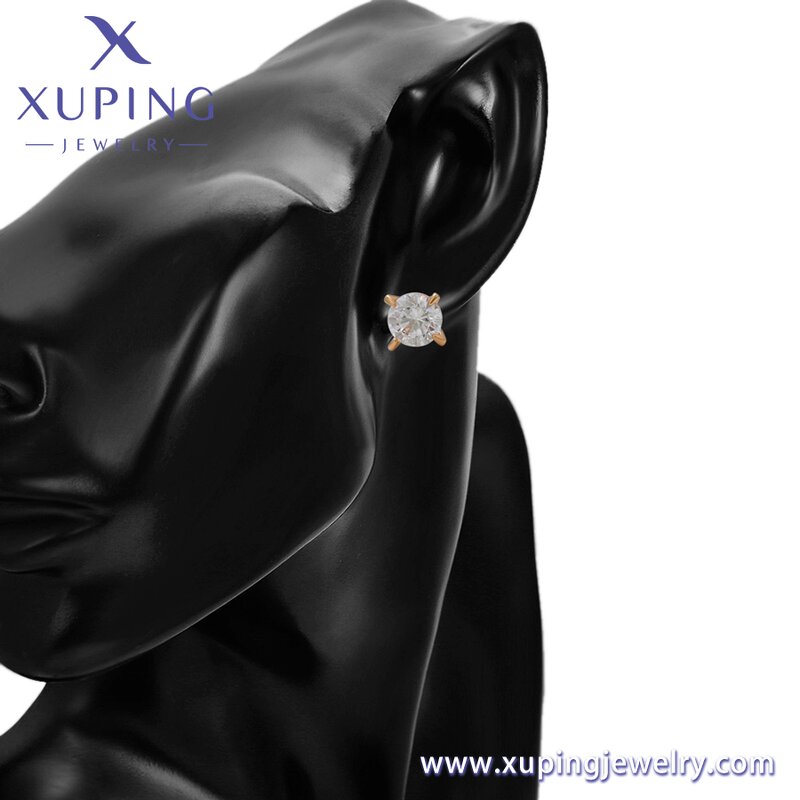 Stud Earring Manufacturer - XUPING X000757119 18K Gold Plated Copper Fashion Ladies