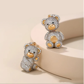 Pendant Manufacturer - XUPING X000751129 Multicolor Gold Plated Charming Bear Fashion