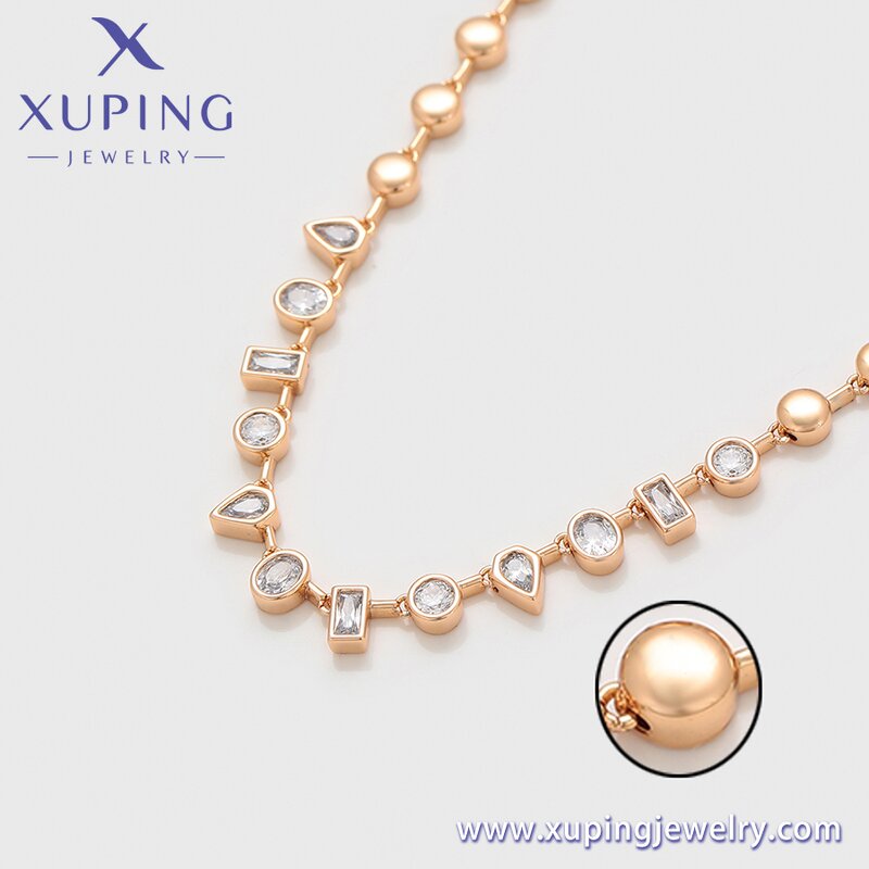 Women Necklace Manufacturer - XUPING X000851886 18K Gold Plated Environmental Copper