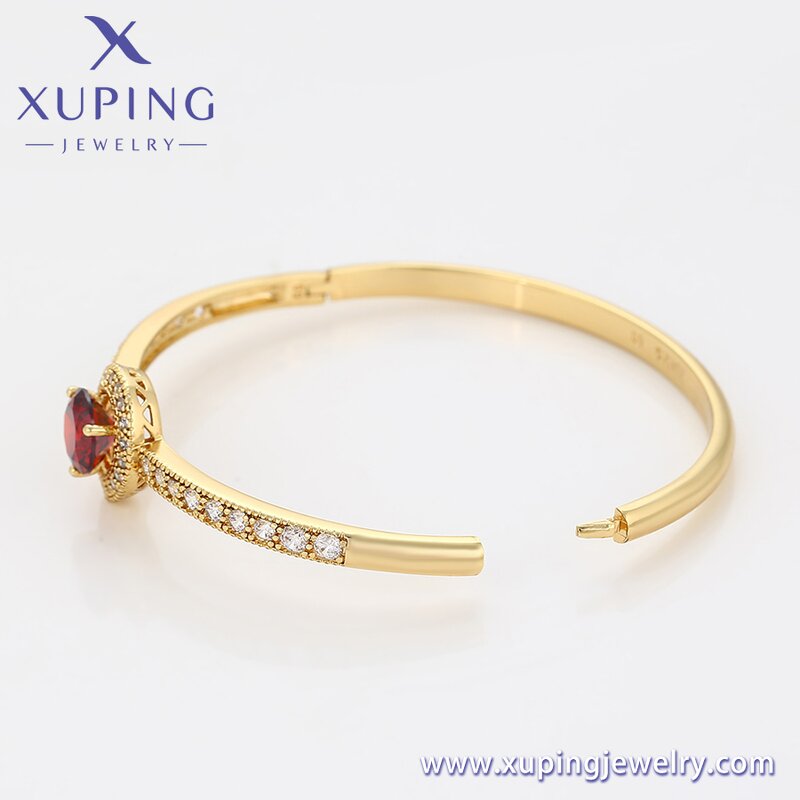 Women Bangle Manufacturer - XUPING X000973002 14K Gold Plated Elegant Charming Fine