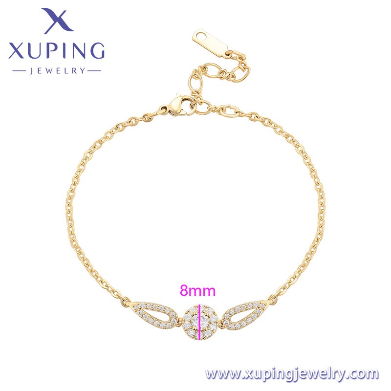 Women Bracelet Manufacturer - XUPING X000926266 Environmental Copper Stone Trendy Meaningful