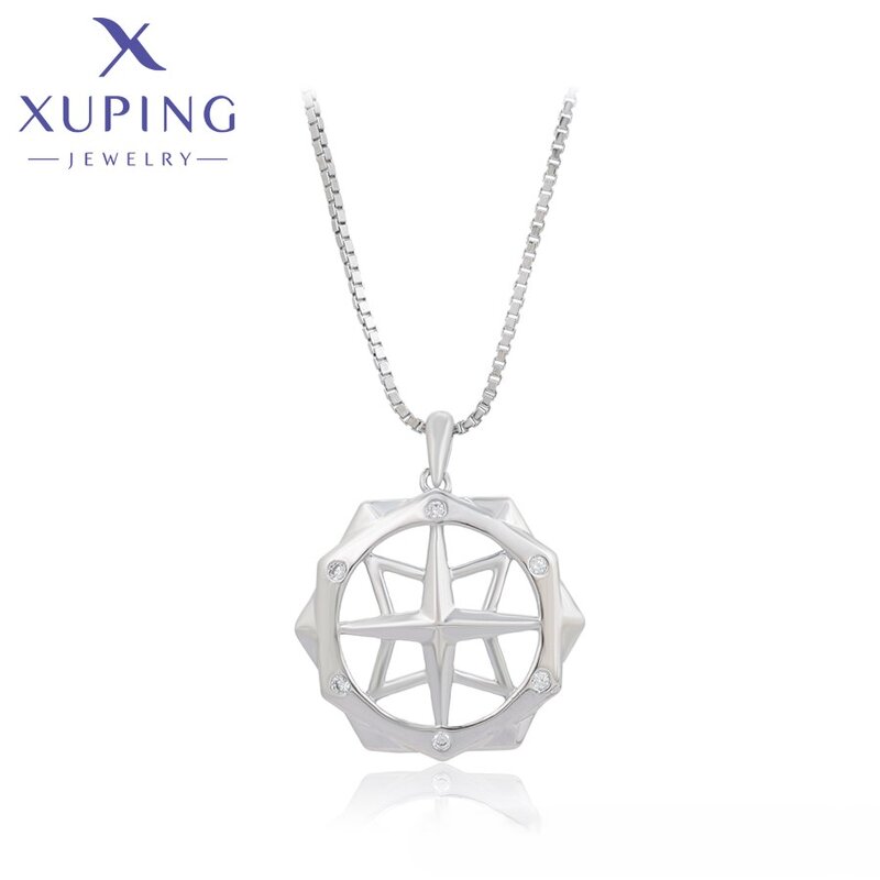 Women Necklace Manufacturer - XUPING A00314145 Platinum Plated Colorful Daily Romantic