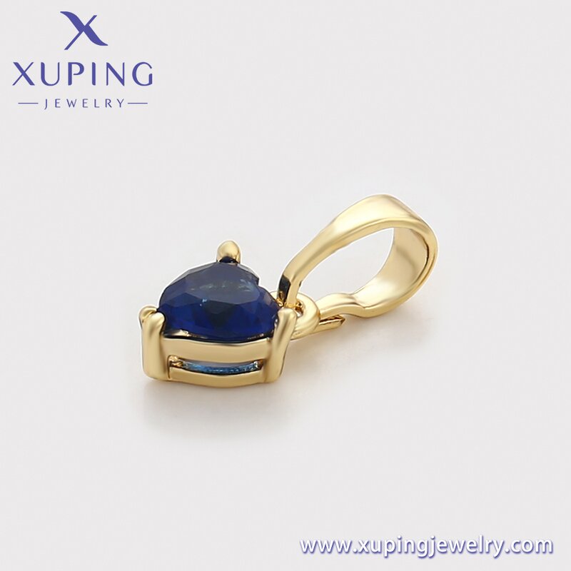 Pendant Manufacturer - XUPING X000741827 14K Gold Plated Ocean Blue Minimalist