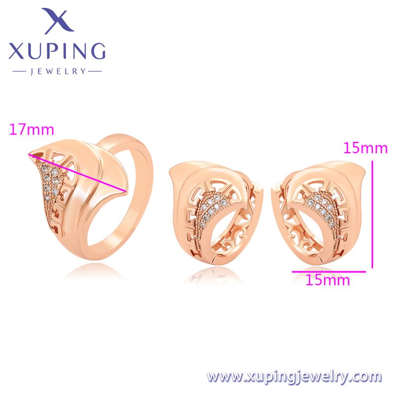 Jewelry Set Manufacturer - XUPING 64961 Gold Plated Copper Luxury Custom Wholesale