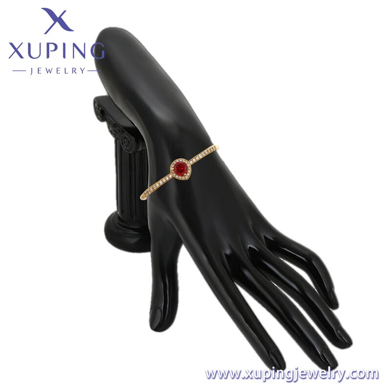 Women Bangle Manufacturer - XUPING X000973002 14K Gold Plated Elegant Charming Fine