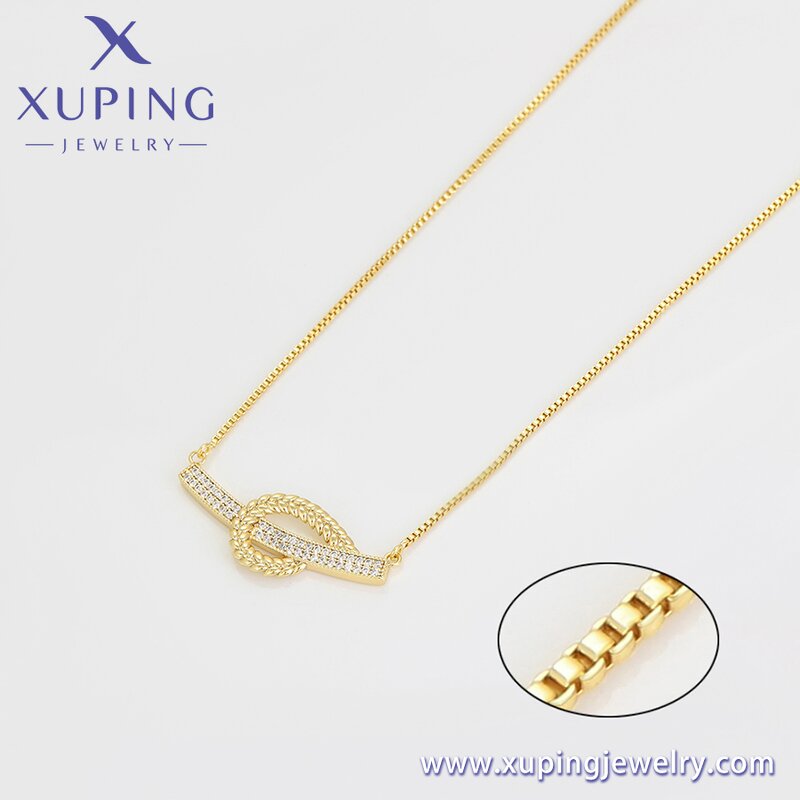 Women Jewelry Set Manufacturer - XUPING S00158030 14K Gold Plated Wheat Copper 4Pcs