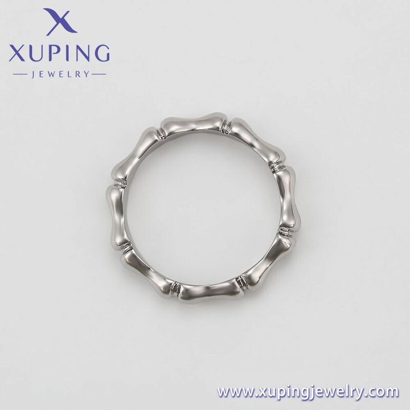 Unisex Ring Manufacturer - XUPING 16002 Stainless Steel Bamboo Style Fashion Bone