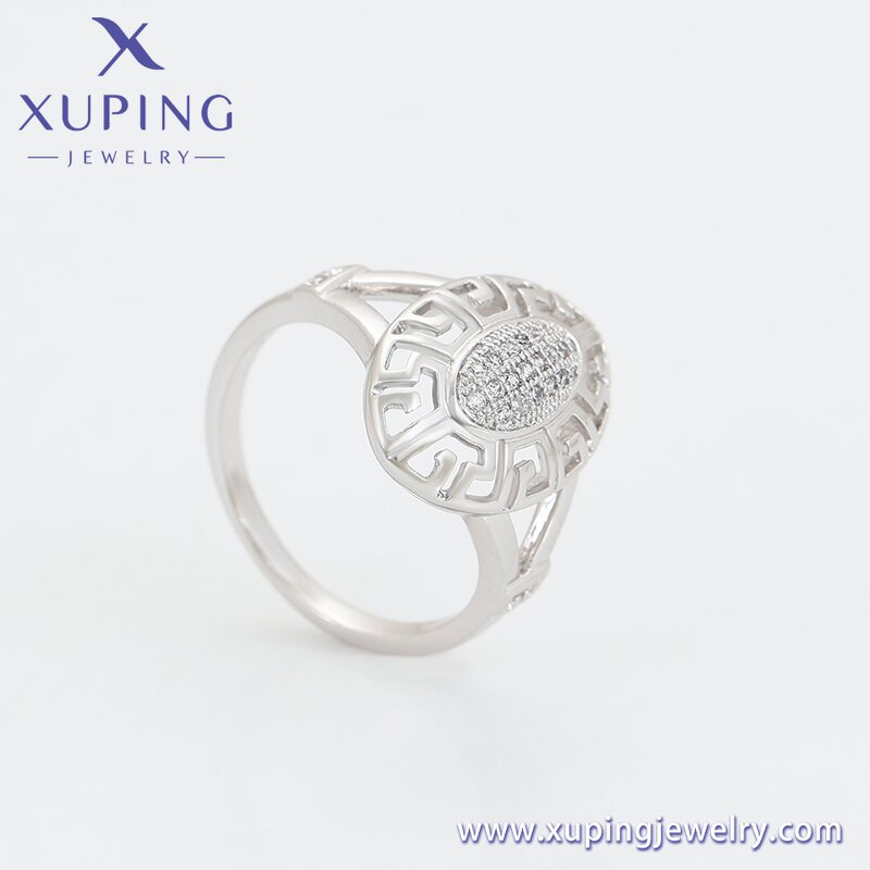 Women Jewelry Set Manufacturer - XUPING 64962 Platinum Plated Ring Earrings Copper