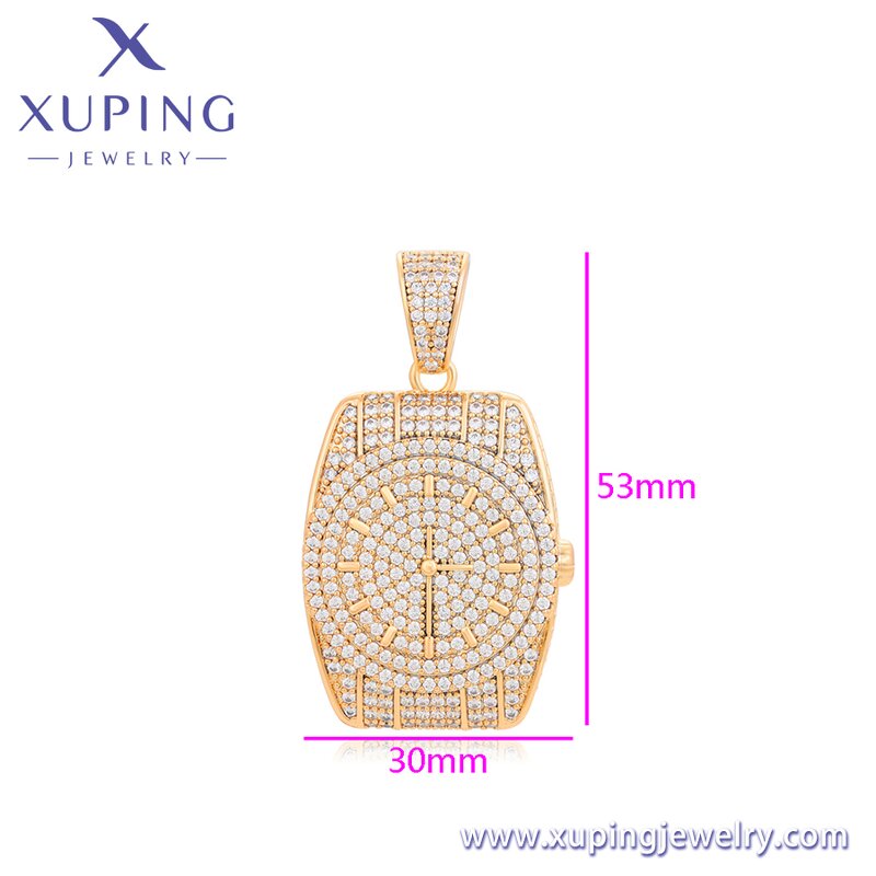 Pendant Manufacturer - XUPING X000716986 18K Gold Plated Watch-Shape Unisex Custom