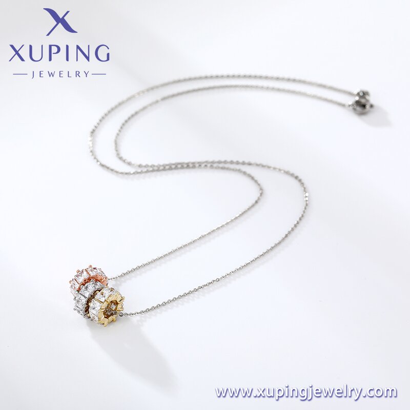 Women Necklace Manufacturer - XUPING X000793574 Platinum Plated Colorful Daily Romantic
