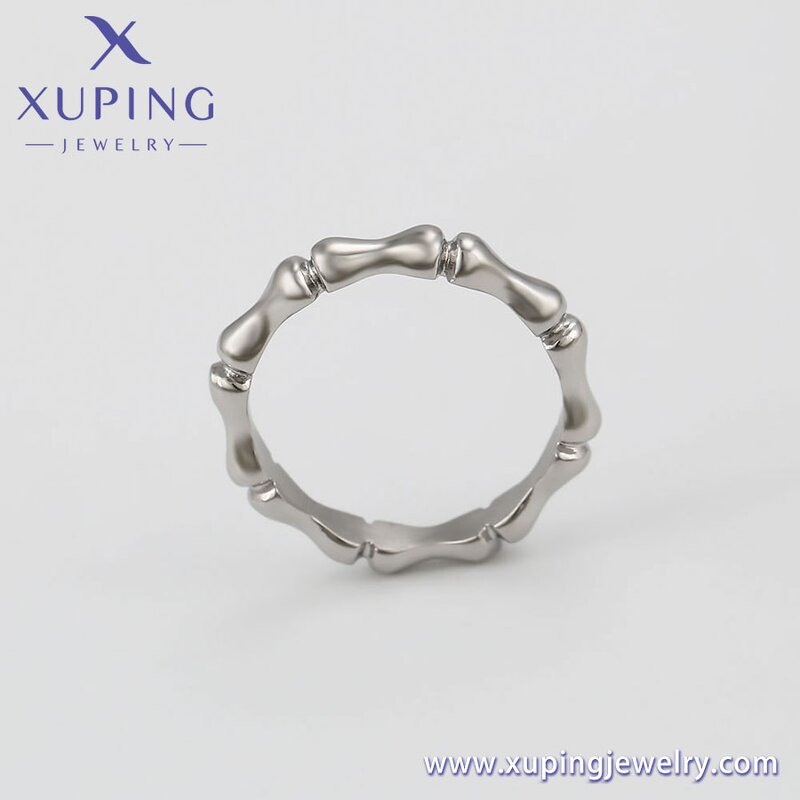 Unisex Ring Manufacturer - XUPING 16002 Stainless Steel Bamboo Style Fashion Bone