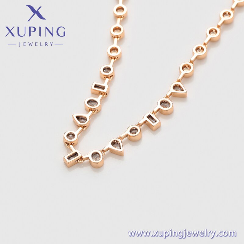 Women Necklace Manufacturer - XUPING X000851886 18K Gold Plated Environmental Copper