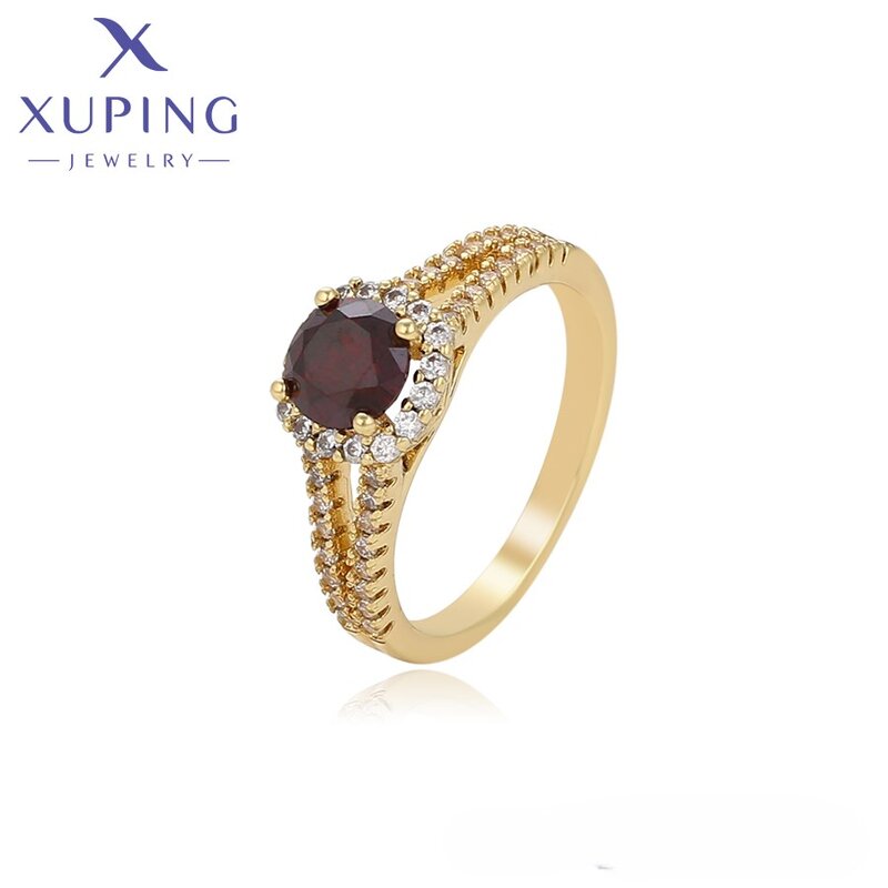 Neutral Ring Manufacturer - XUPING X000974372 14K Gold Plated Luxury Vintage Simple
