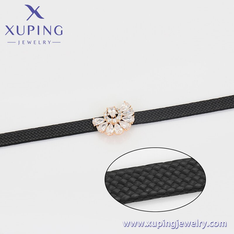 Women Necklace Manufacturer - XUPING X000814567 18K Gold Plated Collarbone Chain
