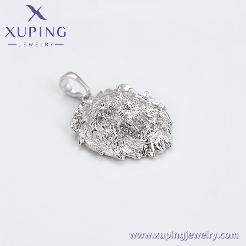 Unisex Jewelry Set Manufacturer - XUPING 65194 Platinum Plated Bully Lion Minimalist