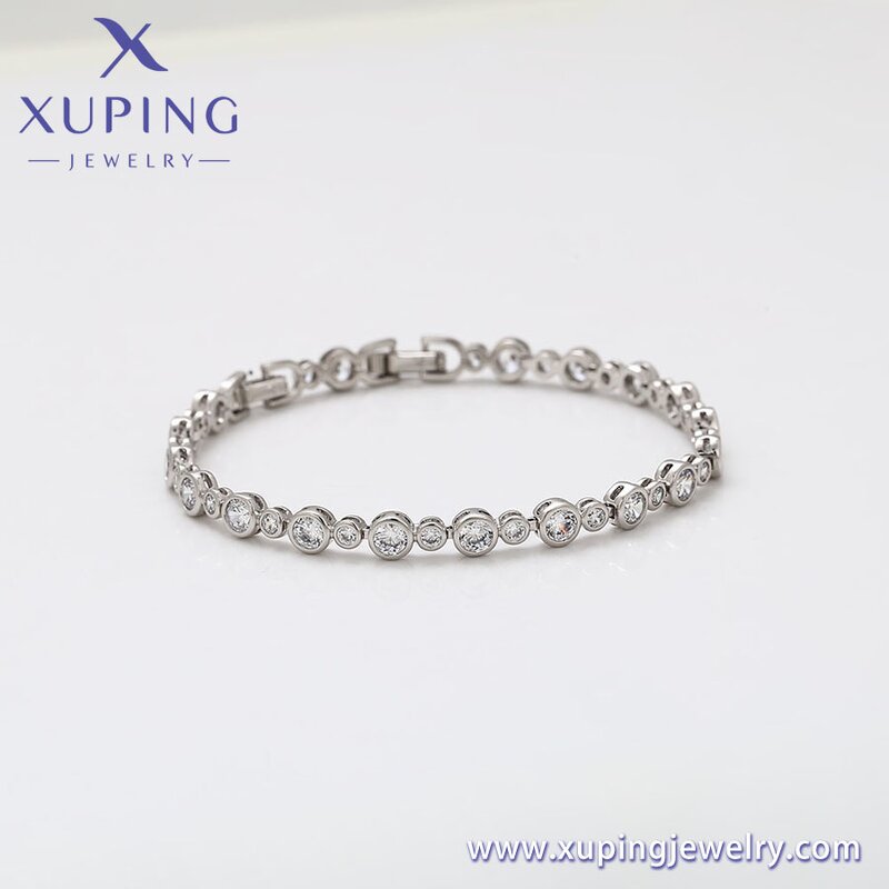 Women Bracelet Manufacturer - XUPING X000695183 Platinum Plated Classic Stone Fashion