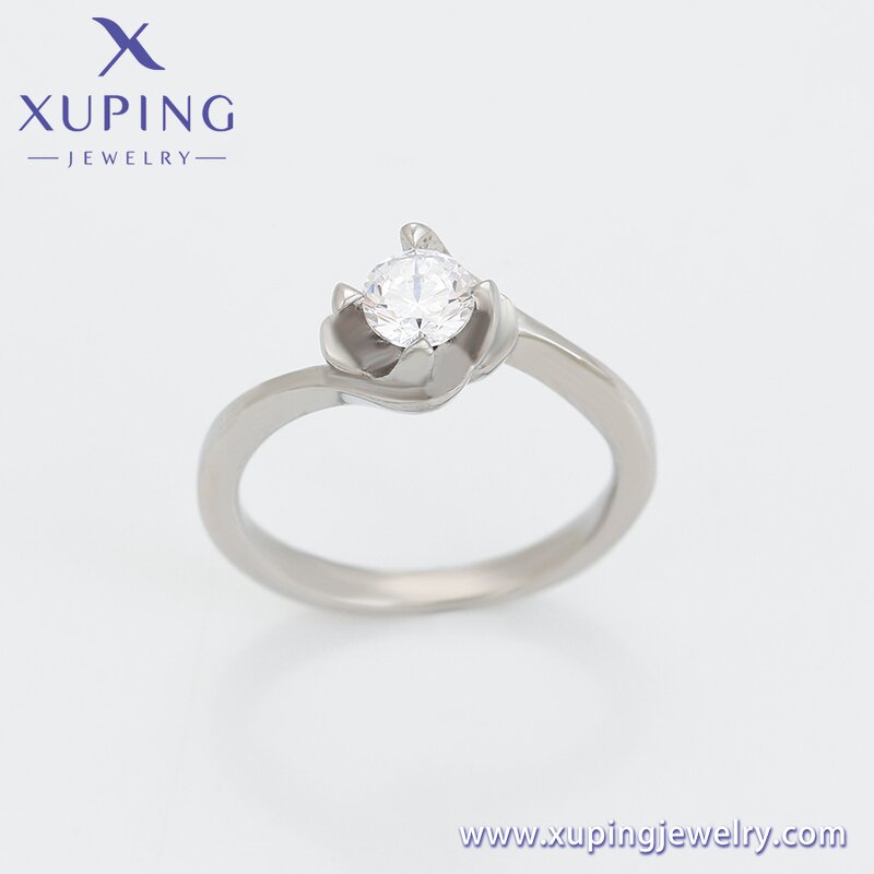 Women Ring Manufacturer - XUPING 15943 Solitaire Cubic Zirconia Wedding Elegant