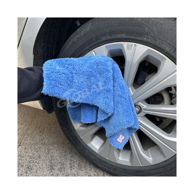 Car Drying Towel Manufacturer - 550 Gsm Edgeless Coral Fleece 40x40cm with logo