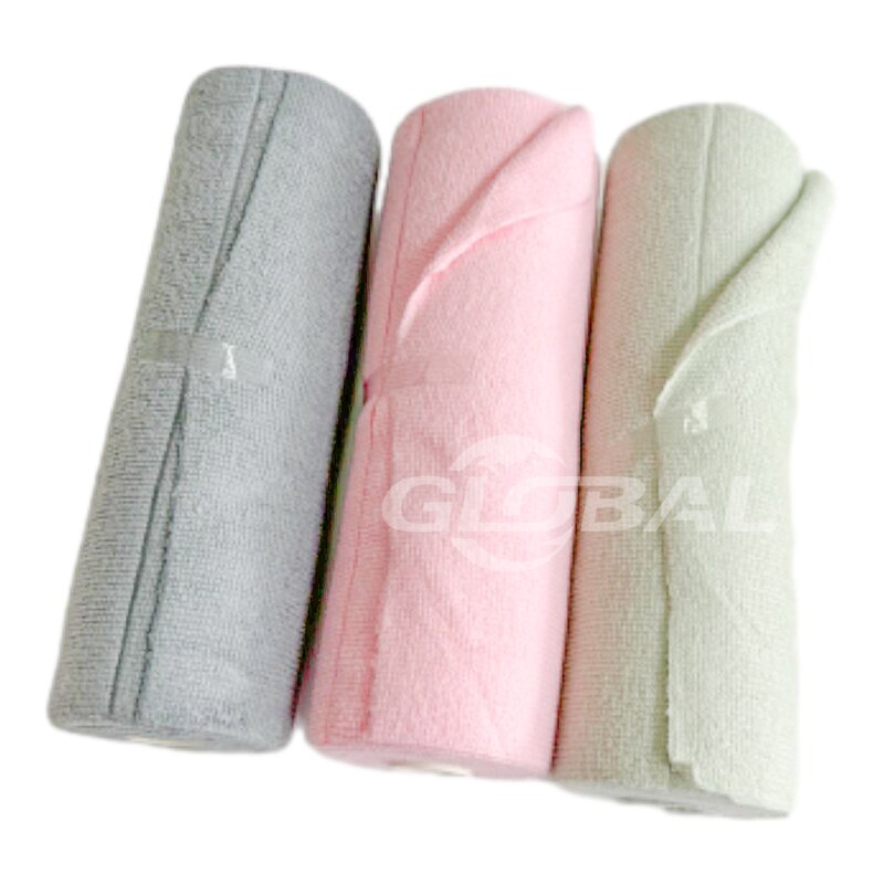 Microfiber Roll Manufacturer - RTS New Eco-friendly Quick Dry 180gsm Compressed Tear Away