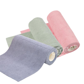 Cleaning Cloth Manufacturer - RTS 25*25CM Reusable Microfiber Rolls for Kitchen Dishes