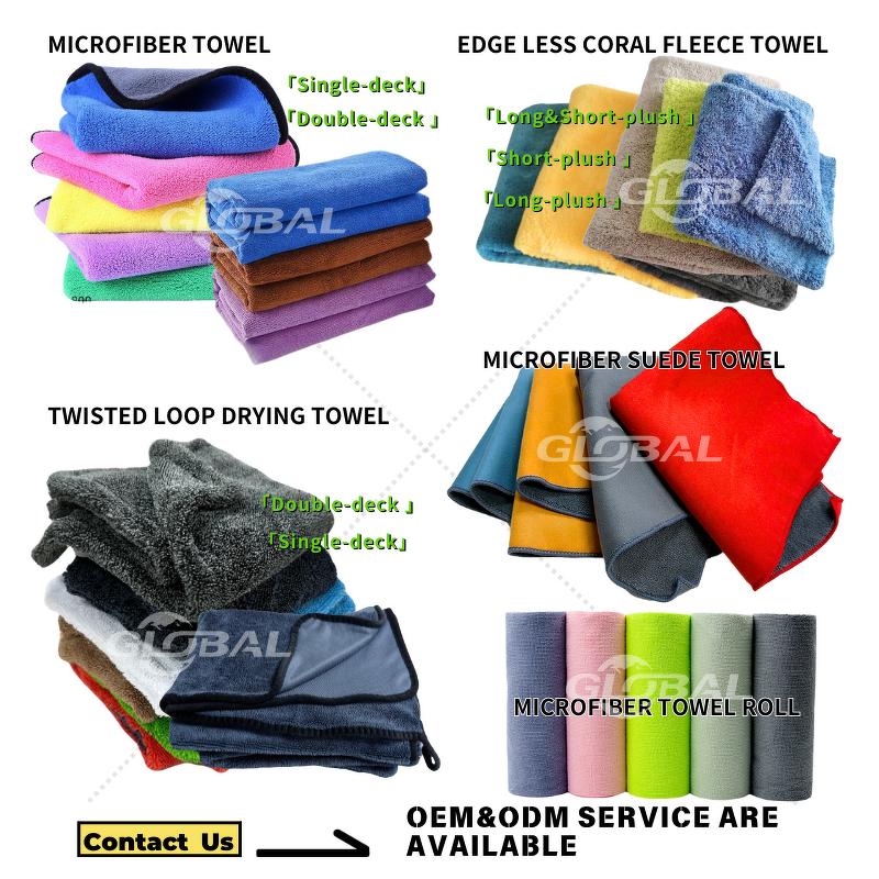 Microfiber Towel Manufacturer - Thickened Custom 400-800gsm 40cm*40cm for Car Wash