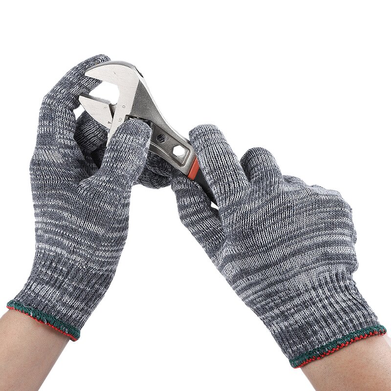 Cotton Gloves Manufacturer - High Quality Durable 700g Grey Heavy Work Industrial