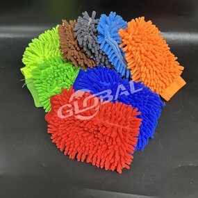 Car Wash Mitts Manufacturer - Chenille Microfiber Soft for Car Cleaning