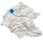Cleaning Rags Manufacturer - Grade A 10-25kg Industrial Oil Absorbent White t Shirt Cotton Scraps
