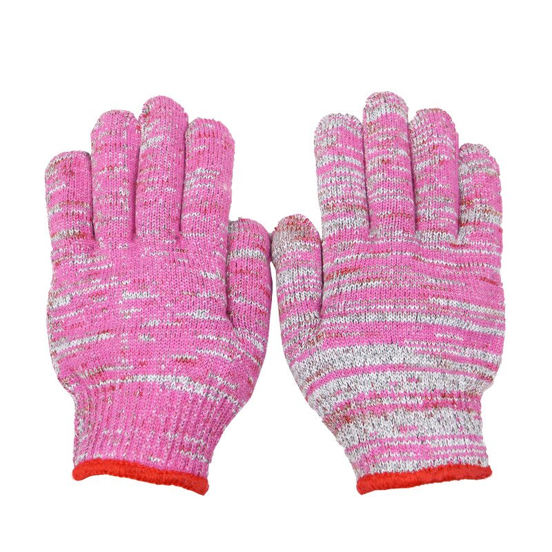 Safety Gloves Manufacturer - Factory Hot Sale Colored Cotton Knitted Grey for General Work