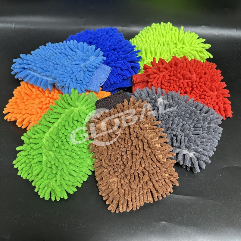 Car Wash Mitt Manufacturer - Chenille Double-Sided Coral Floss Quick-Dry for Home
