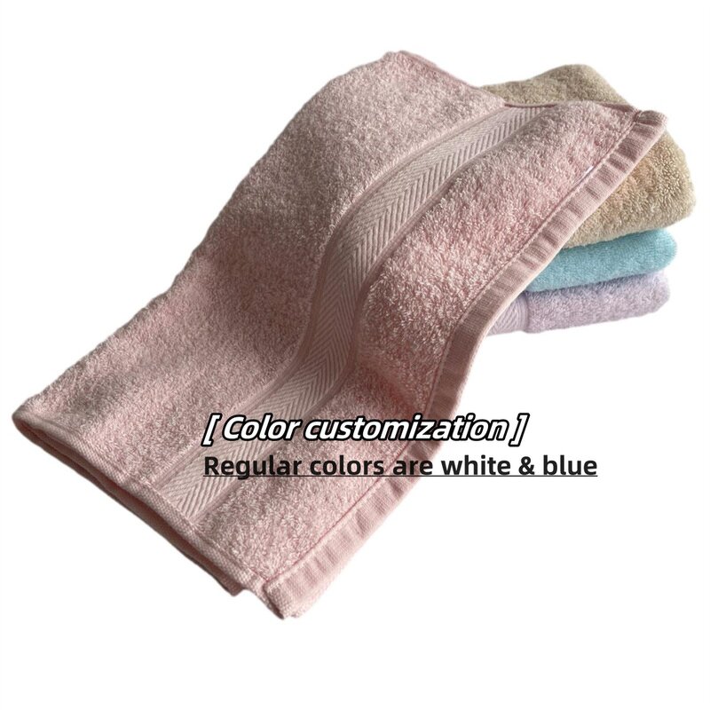 Towel Set Manufacturer - Custom Logo Classical Plain 30*30cm 70*140cm Cotton for Travel Sports
