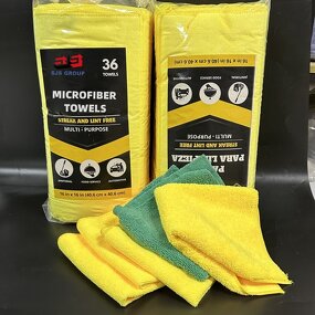 Car Cleaning Towel Manufacturer - Hot Sale 36 Pack 40x40 300-400gsm Commercial Cloth