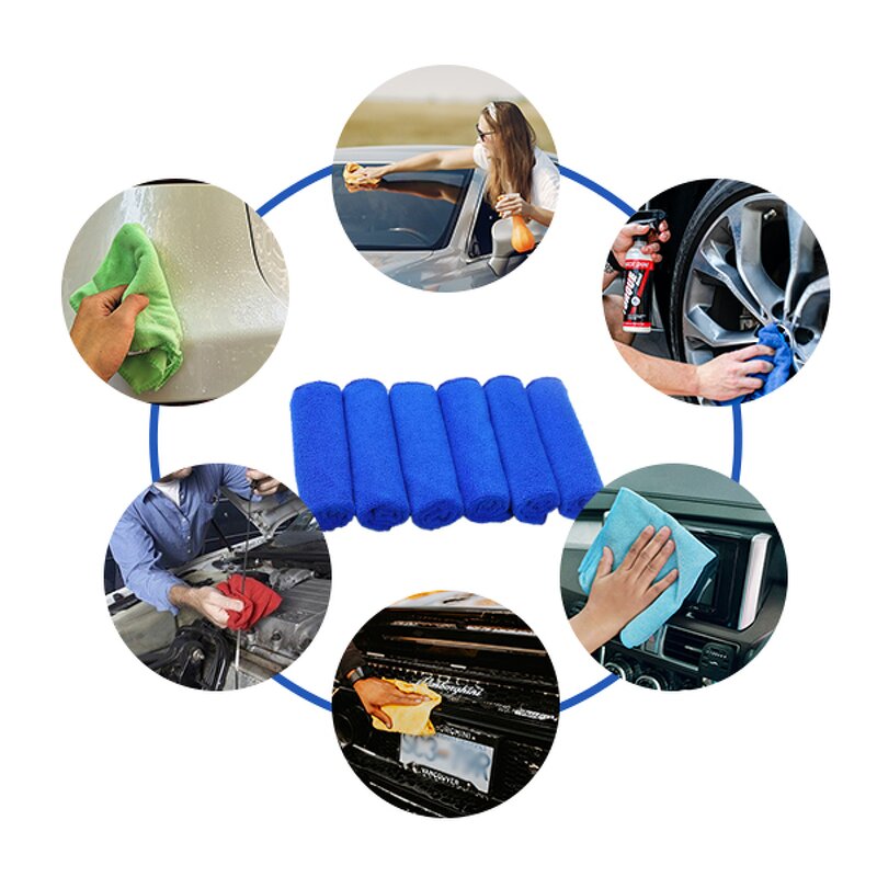 Microfiber Cleaning Cloth Manufacturer - Custom High Absorbent 30*30CM for Window & Car