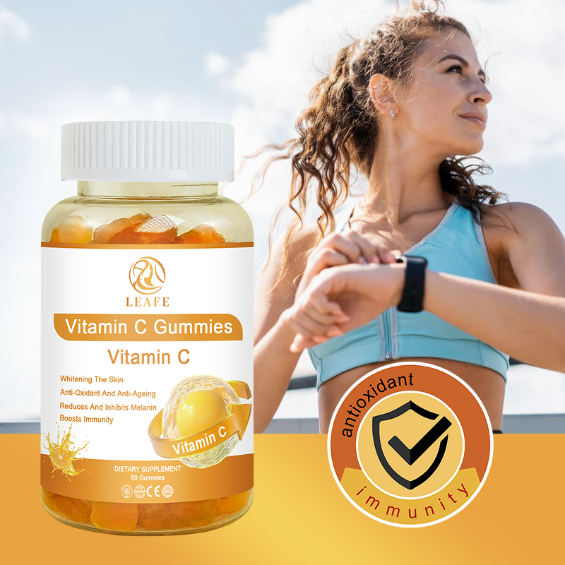 Vitamin C Gummies Manufacturer - Organic Whitening Immune Support Antioxidant Candy