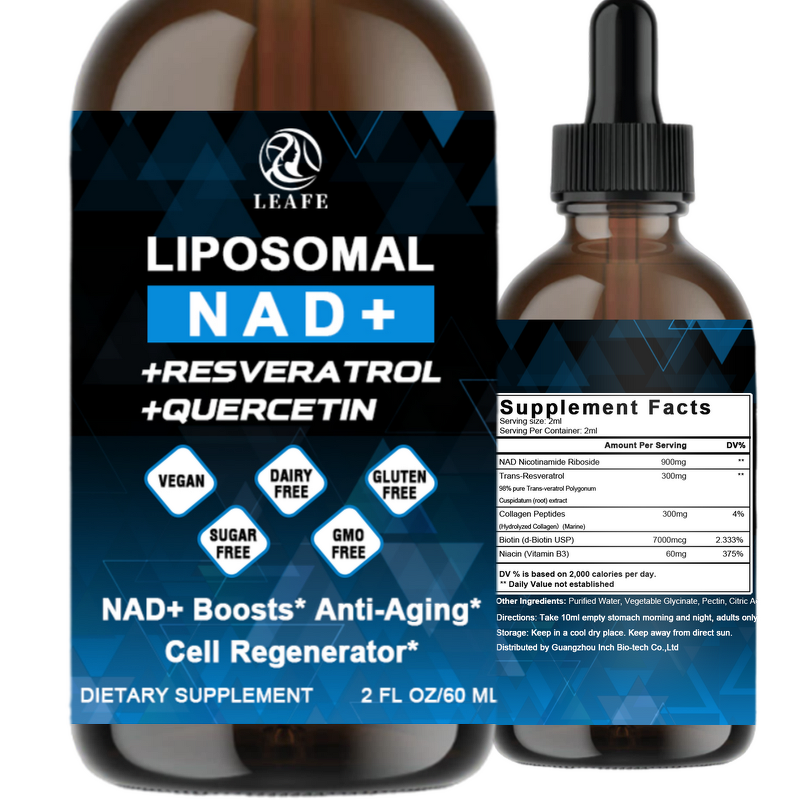 NAD Liquid Manufacturer - Private Label Anti-Aging High Potency NAD Plus