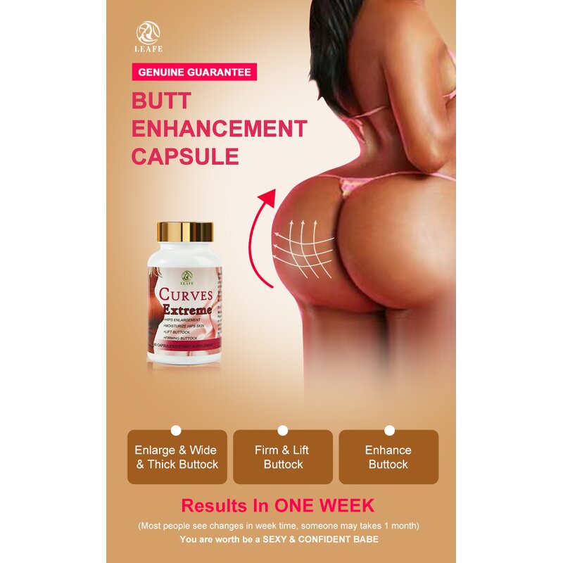 Butt Enhancement Capsules Manufacturer - Maca Aguaje Fenugreek Hips Lifting Firming