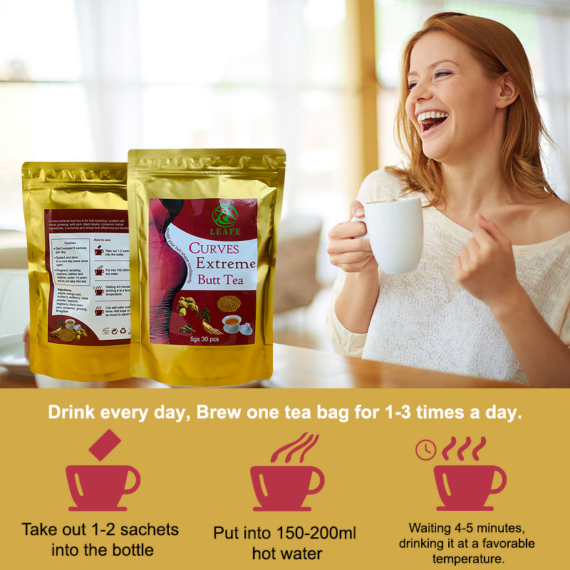 Butt Enhancement Tea Manufacturer - Organic Maca Hip Big Butt Lifting Herbal Tea