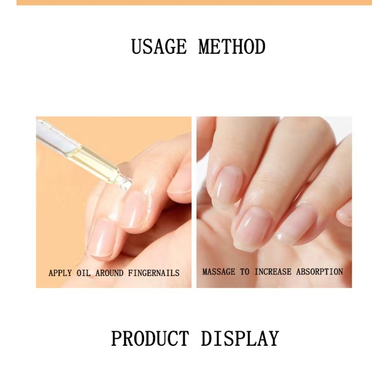 Cuticle Oil Manufacturer - 15ml Peach Scent OEM Nourishing