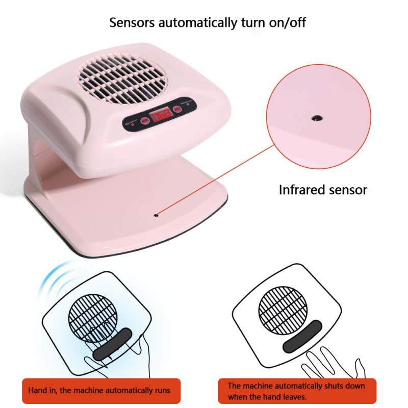 Automatic Nail Dryer Factory - 300W Sensor Warm Cool Wind
