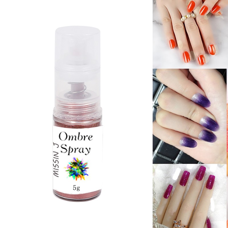 Ombre Spray Powder Manufacturer - 5g Gradient Effect Nail Mist