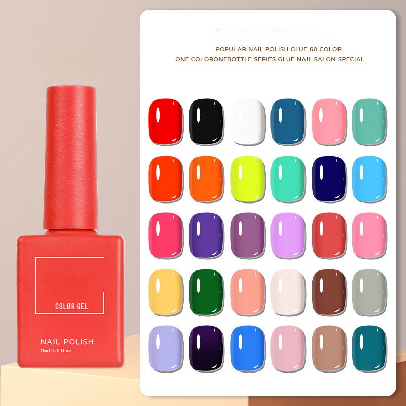 UV Nail Gel Polish Manufacturer - 15ml 60 Colors Salon Supply