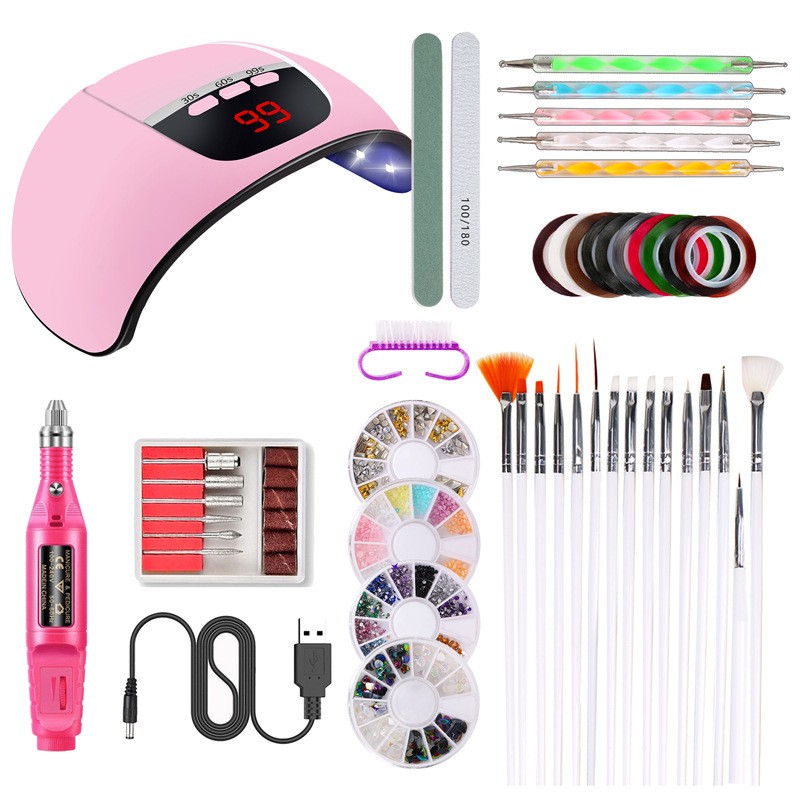 Nail Art Tools Kit Factory - Customized Manicure Pedicure UV Lamp